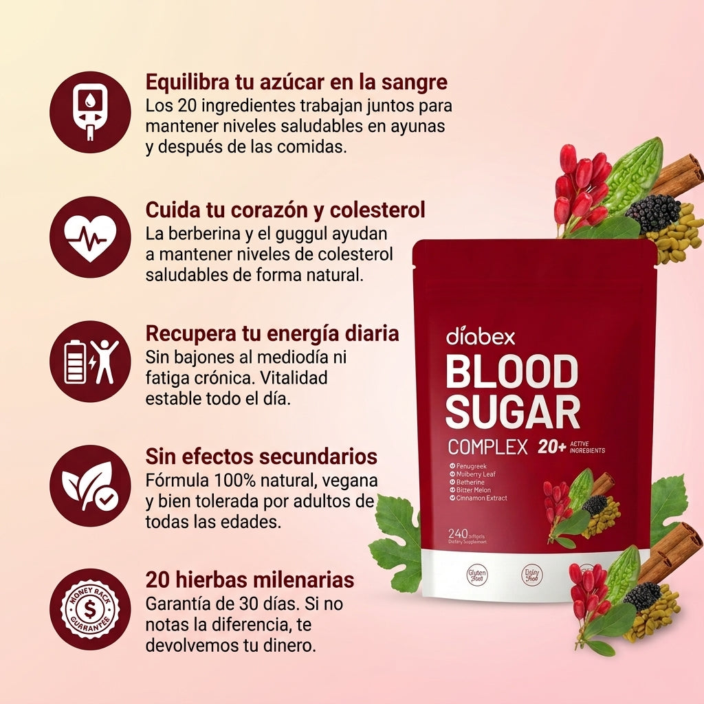 Diabex Balance Total: Glucosa, Corazón y Vitalidad