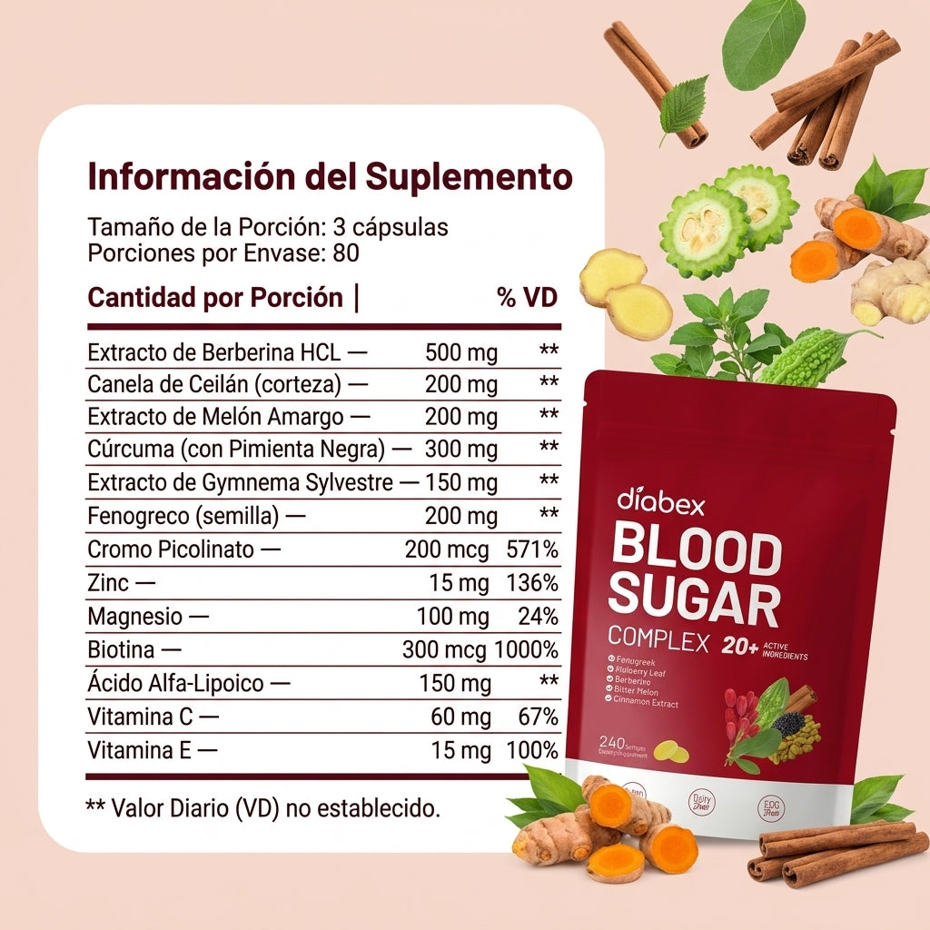 Diabex Balance Total: Glucosa, Corazón y Vitalidad